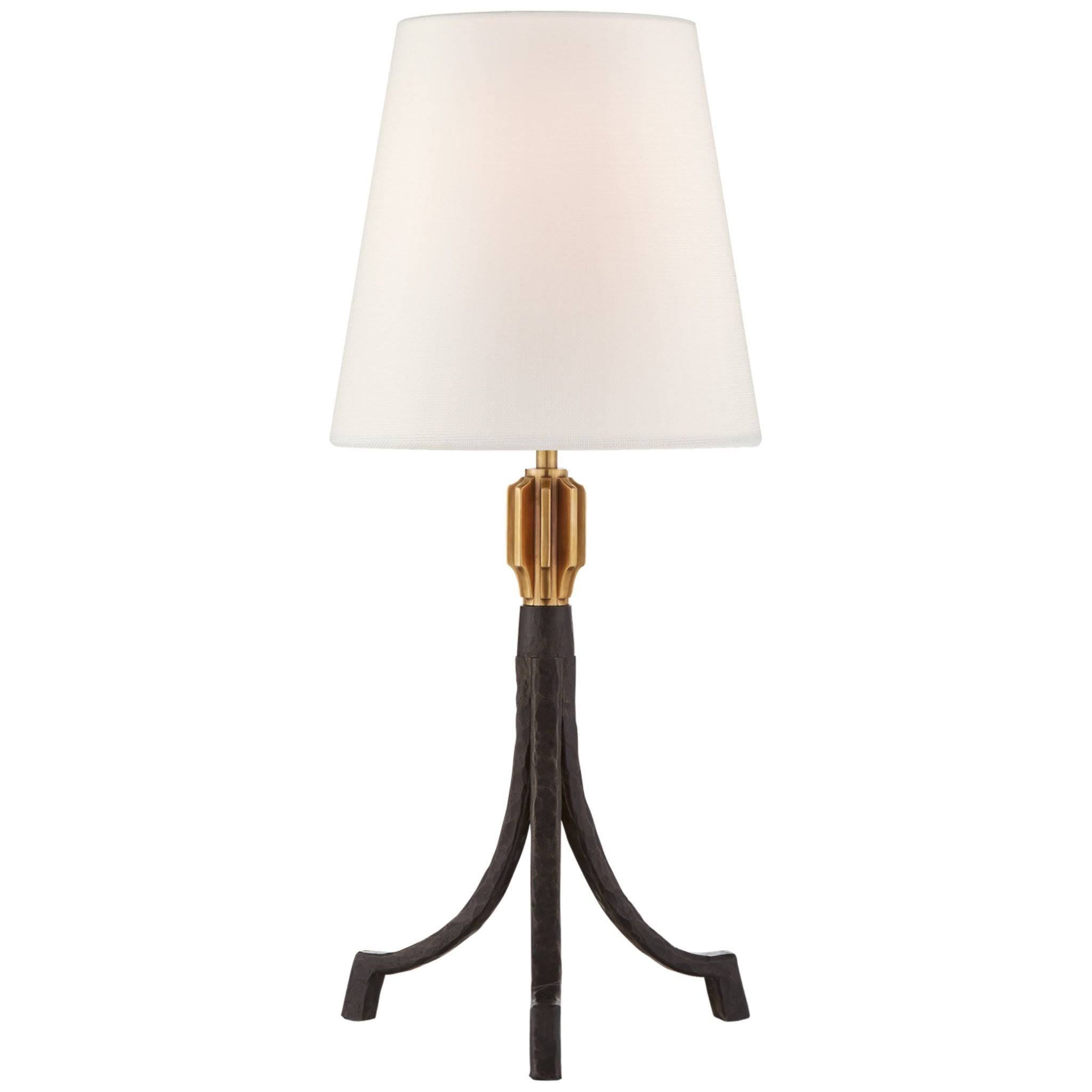 Aged Iron and Brass Accent Lamp E73375