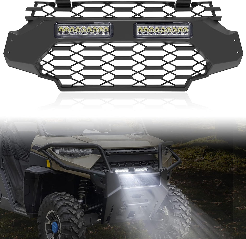 Black Mesh Grille with LED Light Bar for Ranger XP 1000 K153649