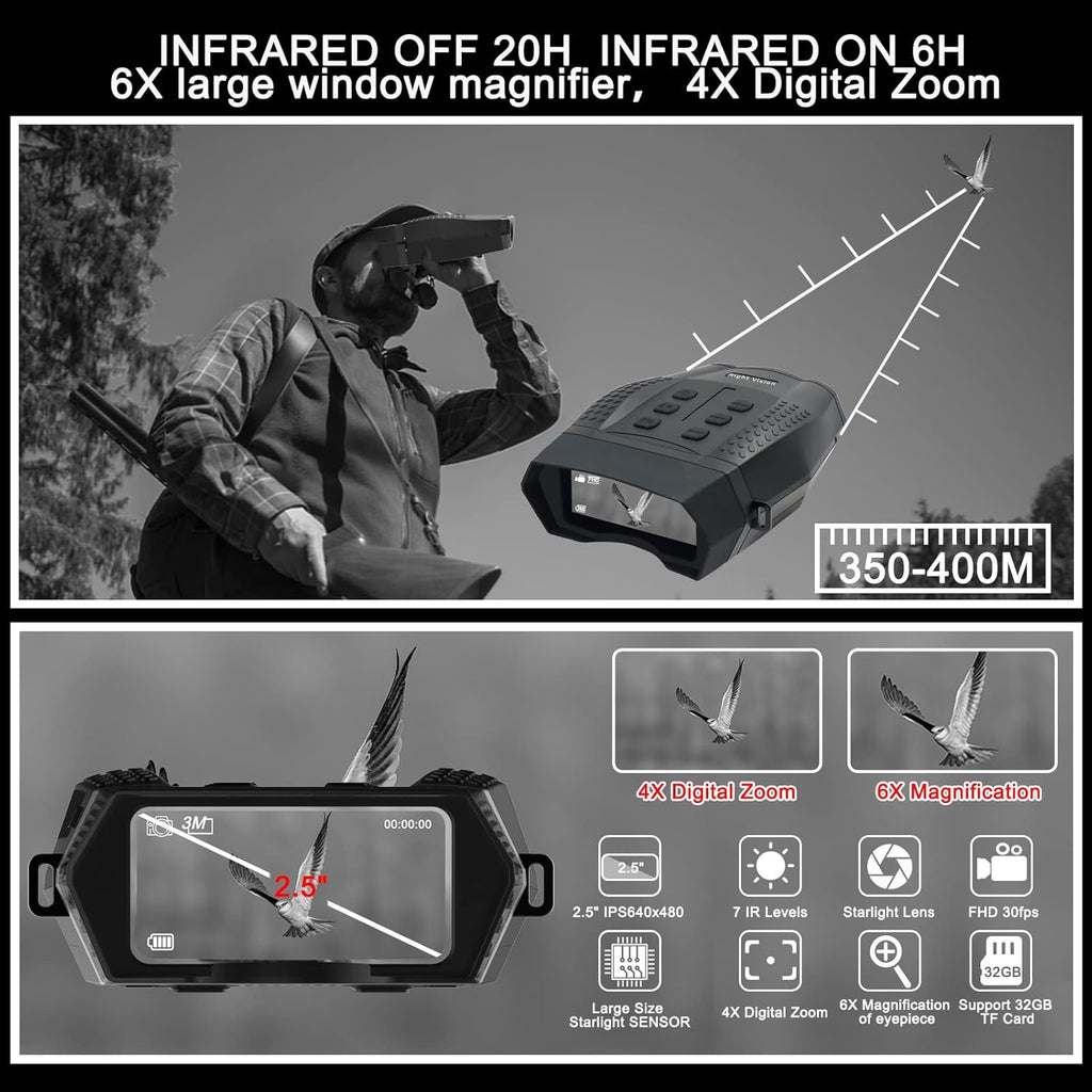 Night Vision Binoculars with Infrared Camera Z68525