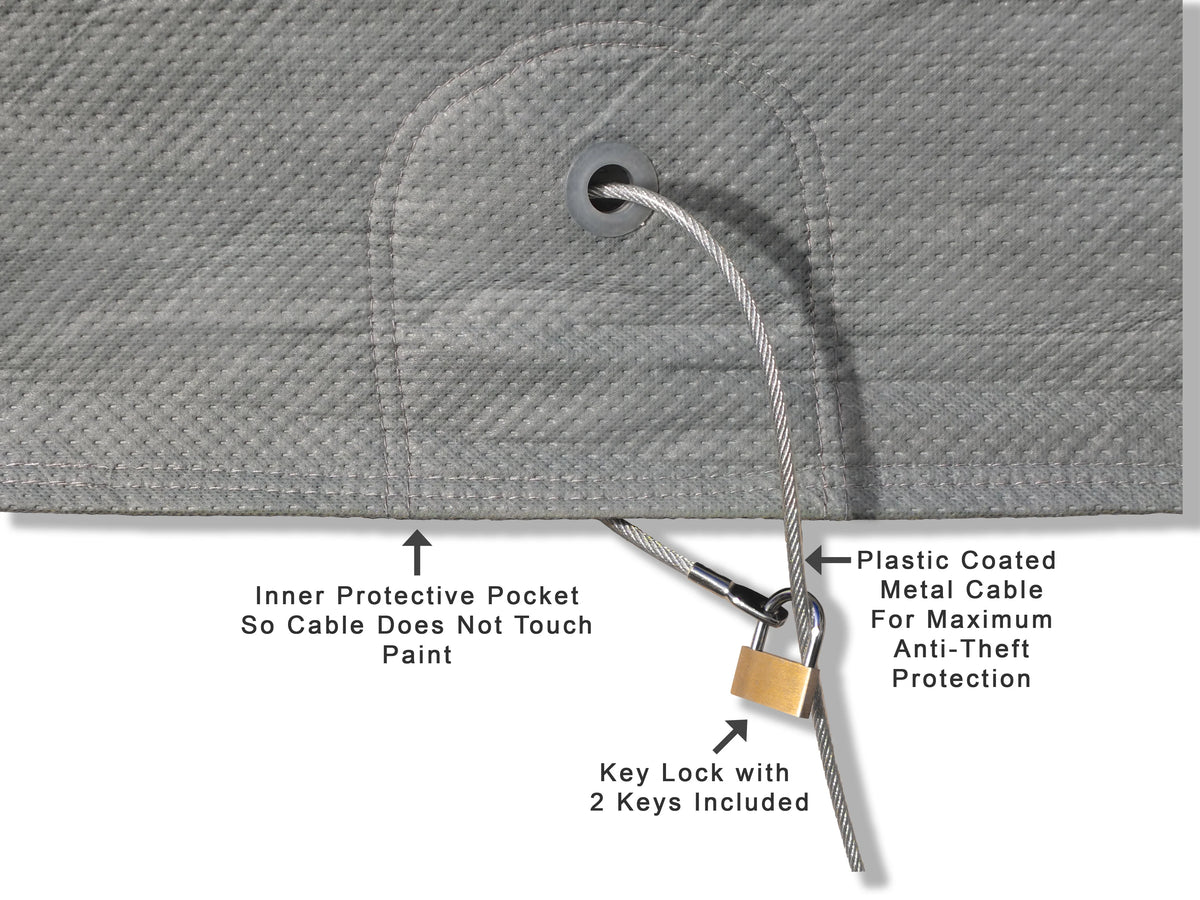 Weatherproof SUV Car Cover with Fleece Lining J361069
