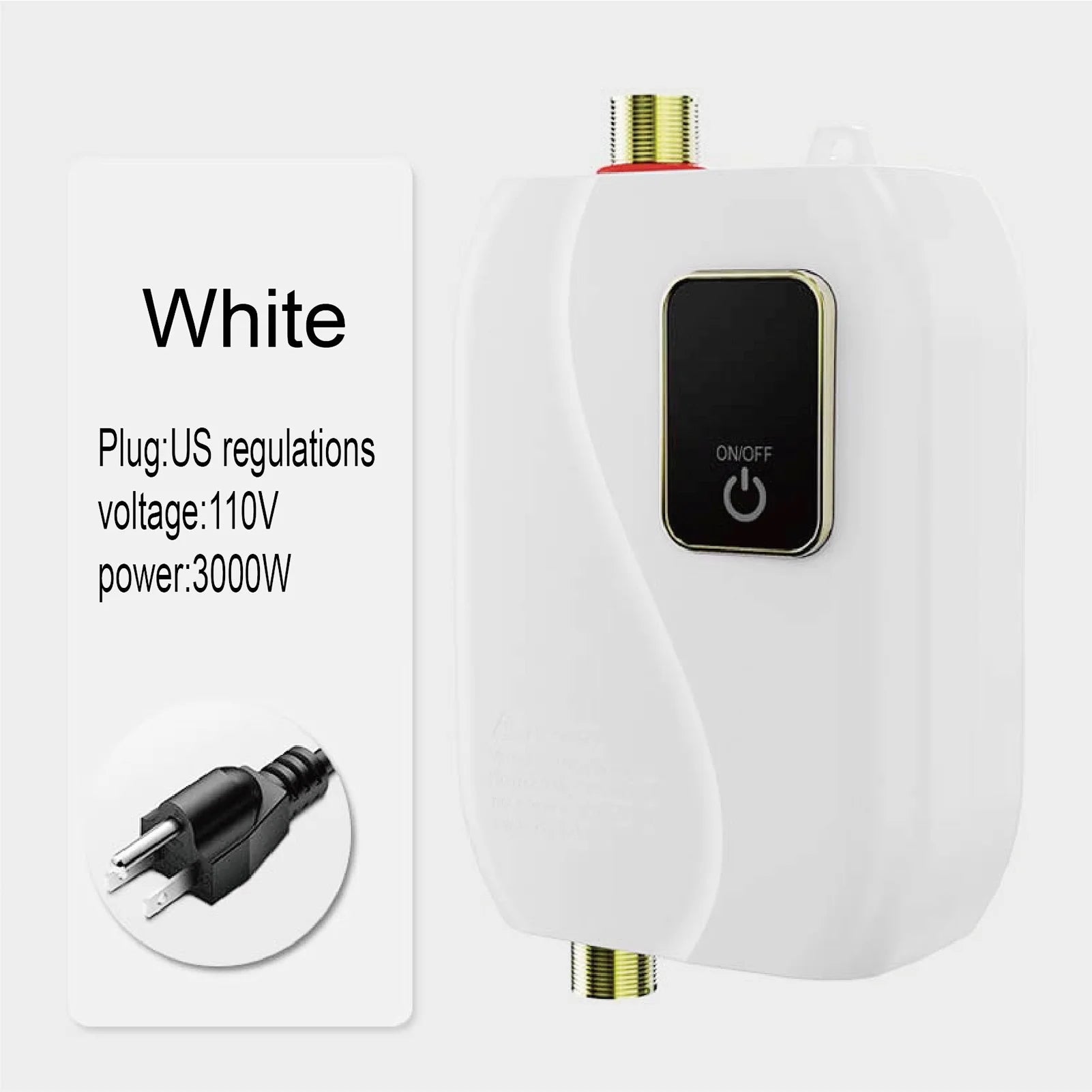 Instant Water Heater 3000W Electric Tankless with LCD Display B778