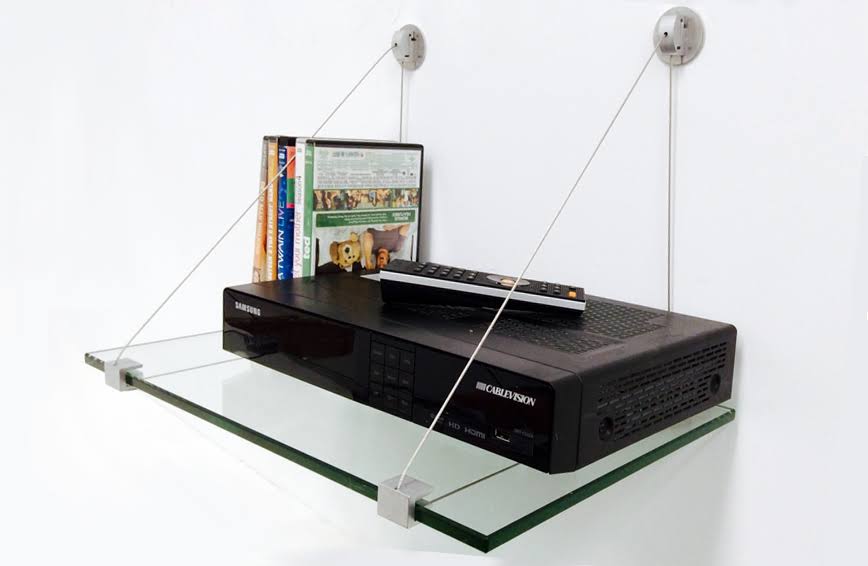 Crane Glass Cable Box Shelf S35797