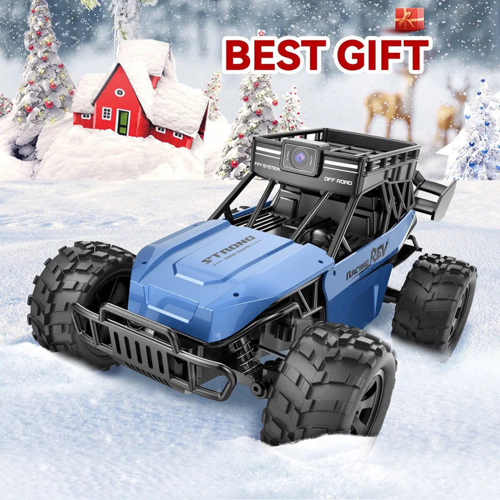 Blue 1:16 Scale RC Monster Truck with 5G HD 1080P FPV Camera S52837