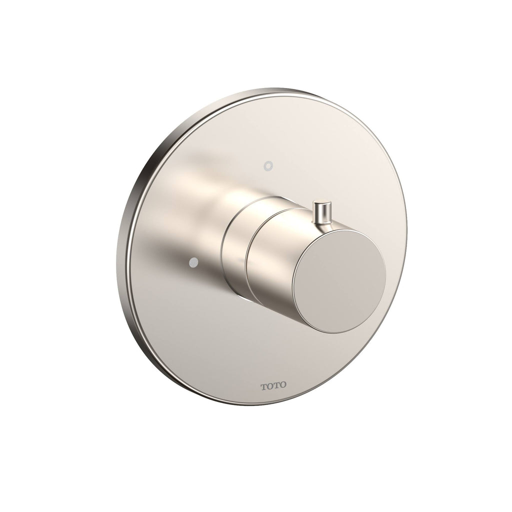 Brushed Nickel Round Volume Control Valve Shower Trim Y7022