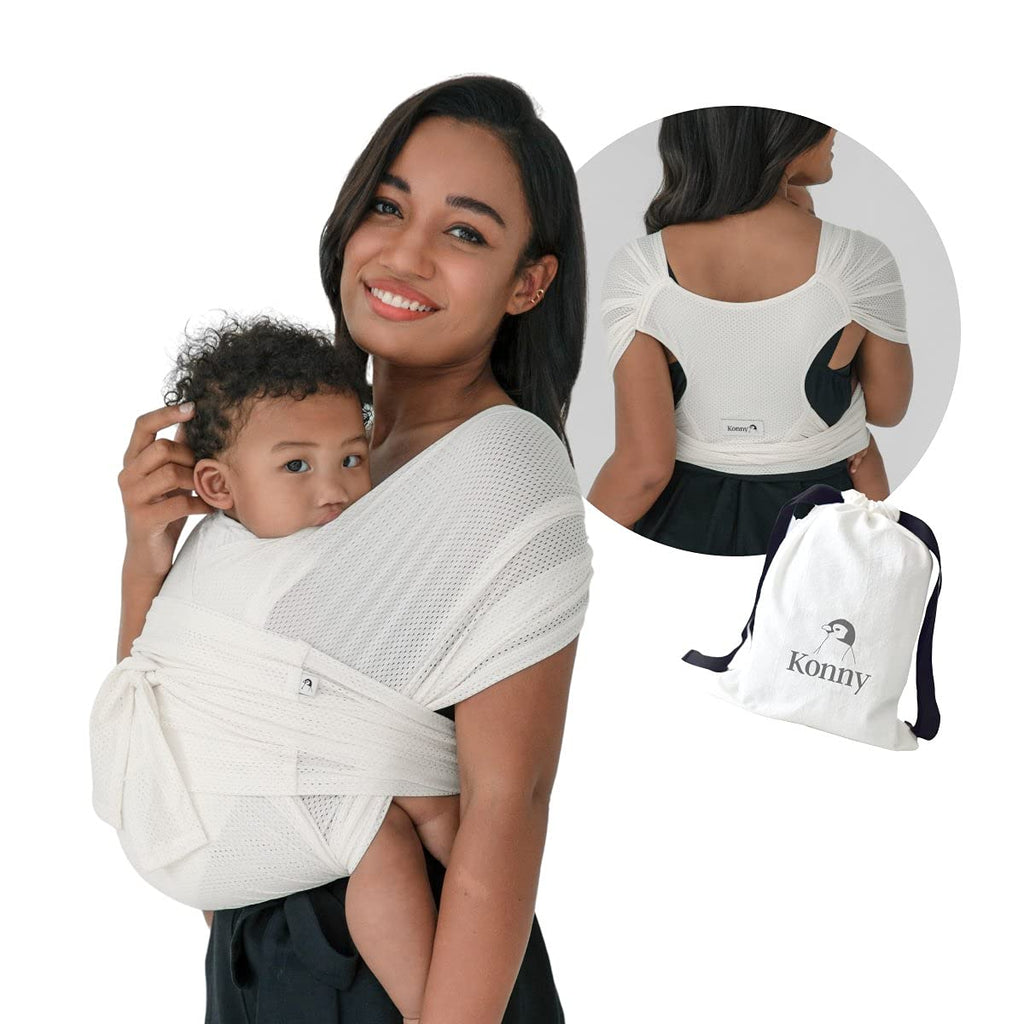 Baby Wrap Carrier, Breathable Infant Sling, Mint, 2XS, Pack of 2 F4305
