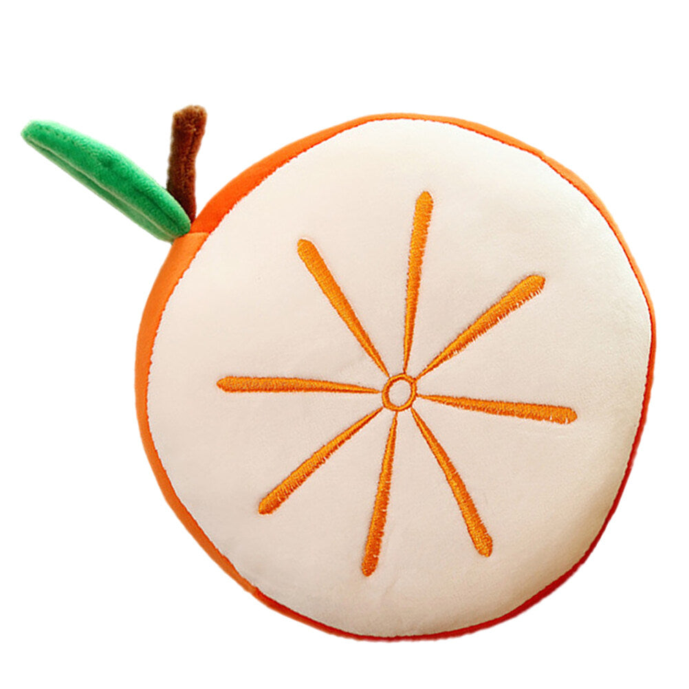 25cm Simulation Lemon Throw Pillow Plush Stuffed Toy Orange I8710