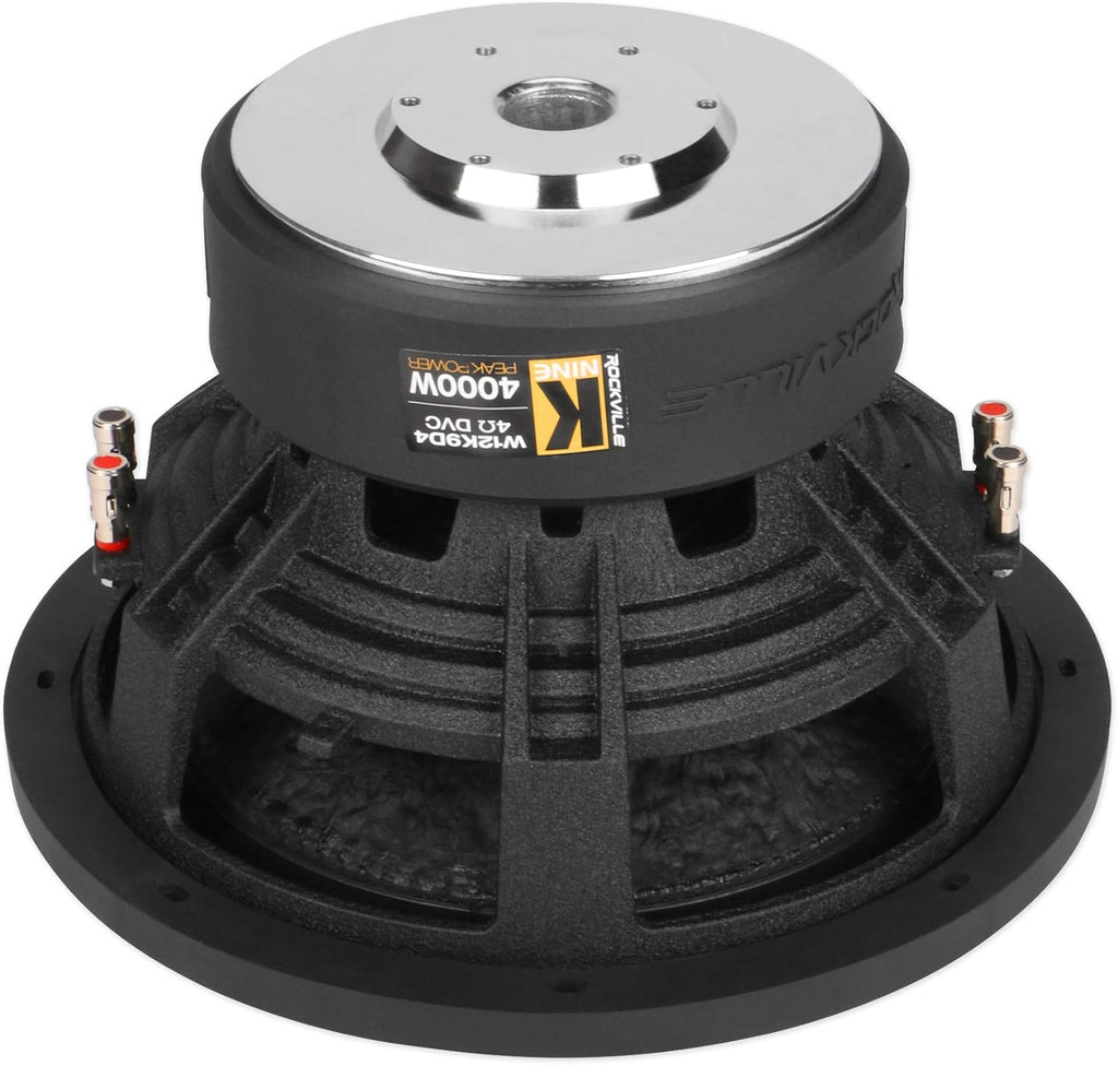 12 4000 Watt Car Audio Subwoofer with Vented Sub Box Enclosure J7736