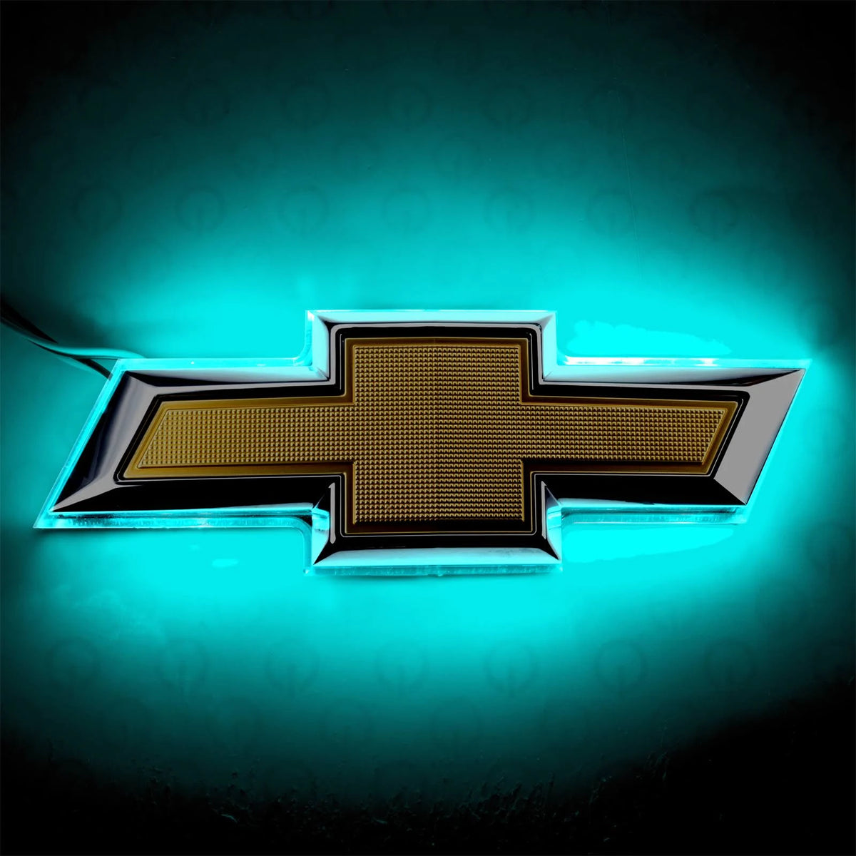 Aqua Illuminated Bowtie for Chevrolet Camaro W9941