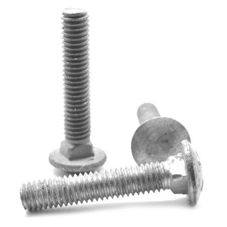 3/4 inch-10 x 4 inch Coarse Thread A307 Grade A Carriage Bolt Low Carbon Steel Hot Dip Galvanized Pk 22 H166
