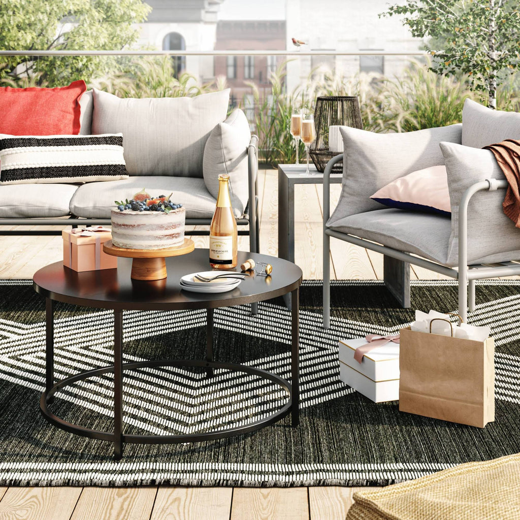 Concrete Patio Accent Table J77844