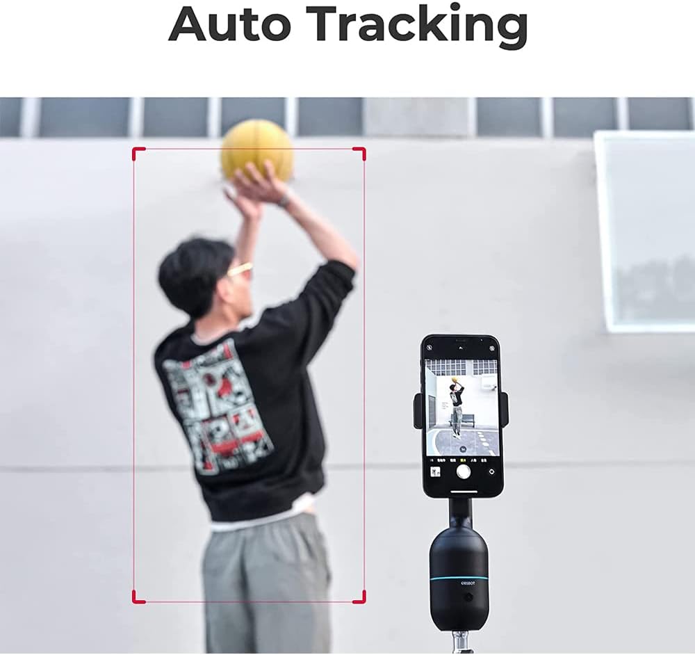 AI-Powered Auto-Tracking Camera Phone Mount Bundle V3657