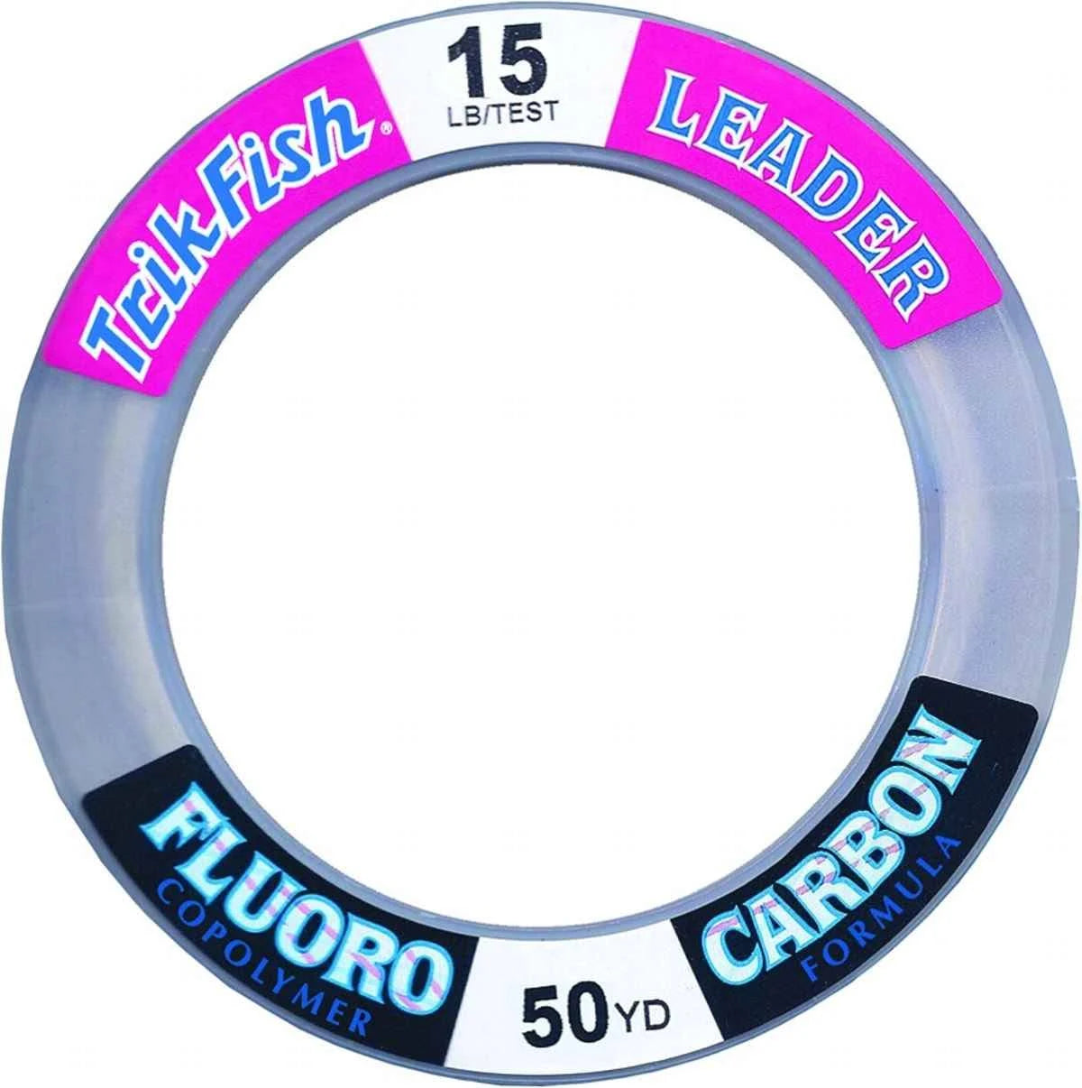 Fluorocarbon Leader Wrist Spool 15lb 50yds Clear P837052