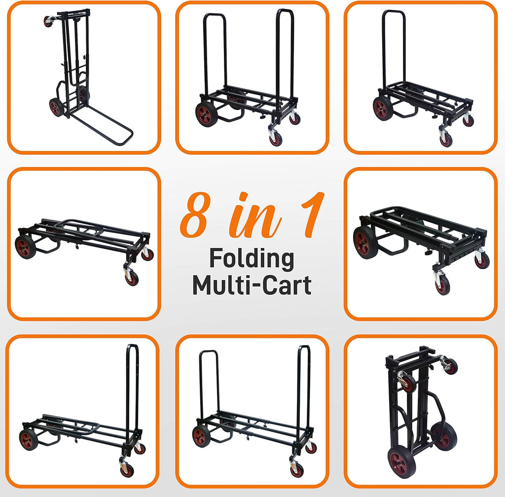 Compact 8-in-1 Folding Multi-Cart, Hand Truck/Dolly/Platform Cart C432