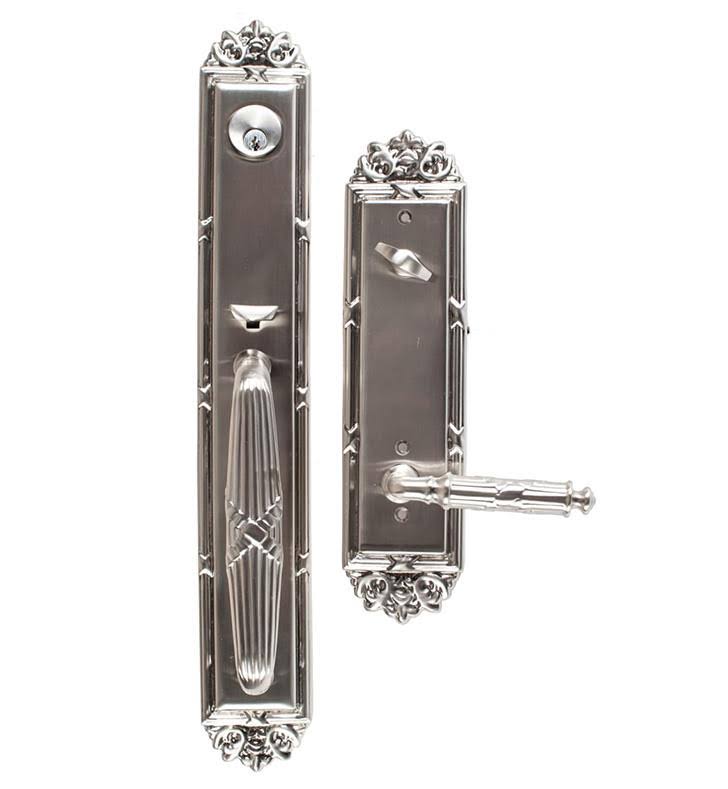 Bright Chrome Double Cylinder Tubular Handleset Q4251