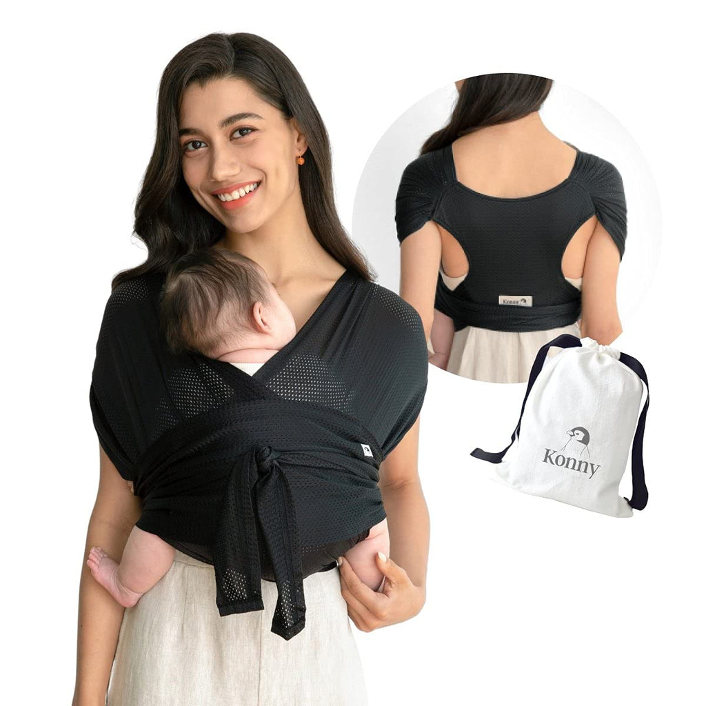 Baby Wrap Carrier, Breathable Infant Sling, Mint, 2XS, Pack of 2 F4305
