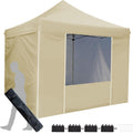 10'x10' Pop Up Canopy with Wheeled Carry Bag, Gray V162