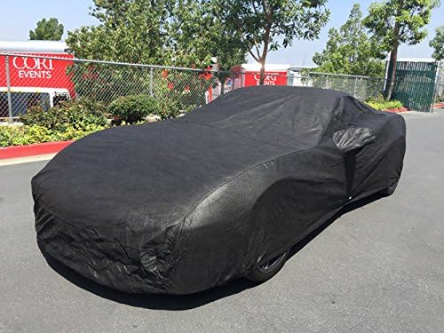 5 Layer Heavy Duty Waterproof Black Car Cover Y403195
