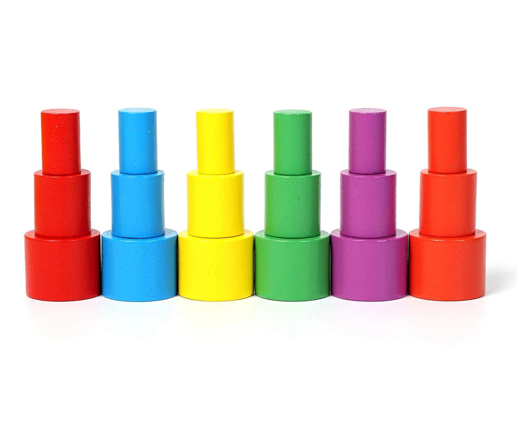 Wooden Baby Toys Set Balance Stacking Blocks I582811