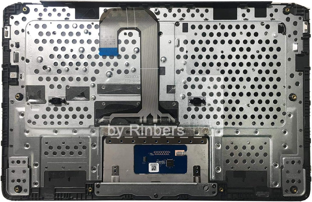 Black Palmrest Upper Case with Keyboard and Touchpad Assembly Replacement Part for HP Chromebook 14 14A G5 I5087