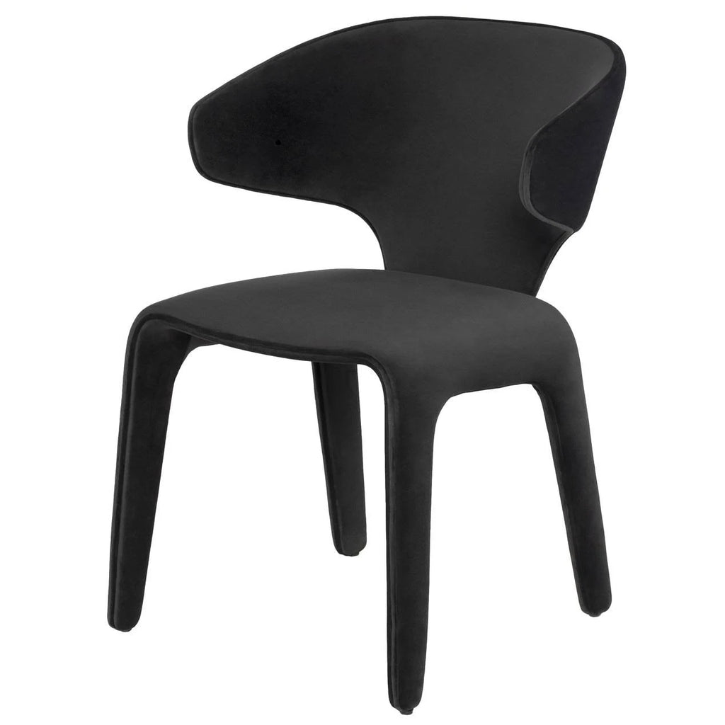Peach Velour Dining Chair Y168