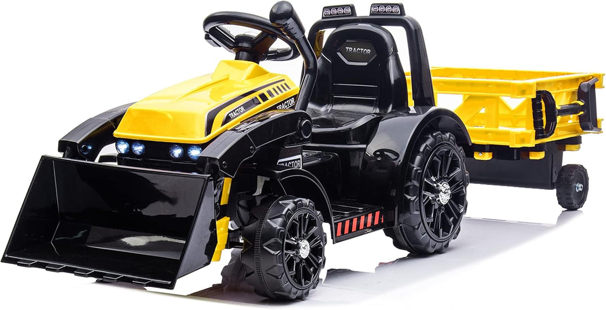 6V Battery Powered Electric Ride on Car with Remote Control and Trailer S9432