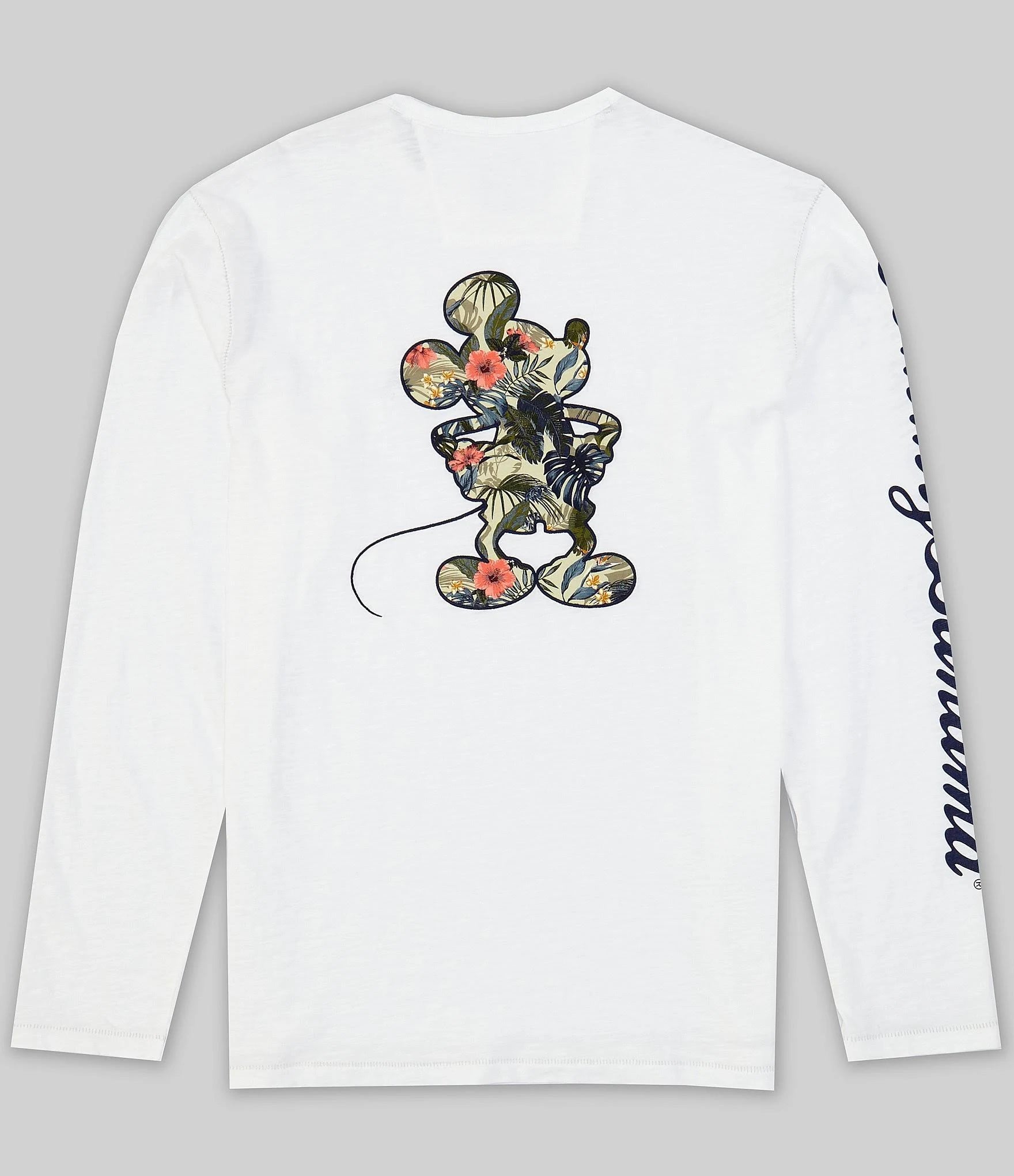 White Long-Sleeve Organic Tee P180431