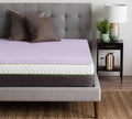 Queen 2 inch Lavender Memory Foam Mattress Topper M3136