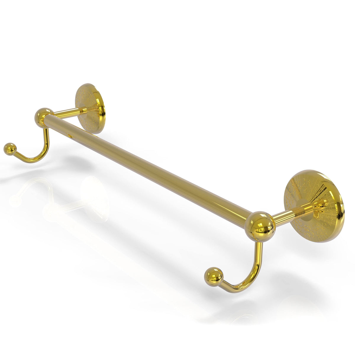 Venetian Bronze 30 inch Towel Bar with Integrated Hooks Z8423