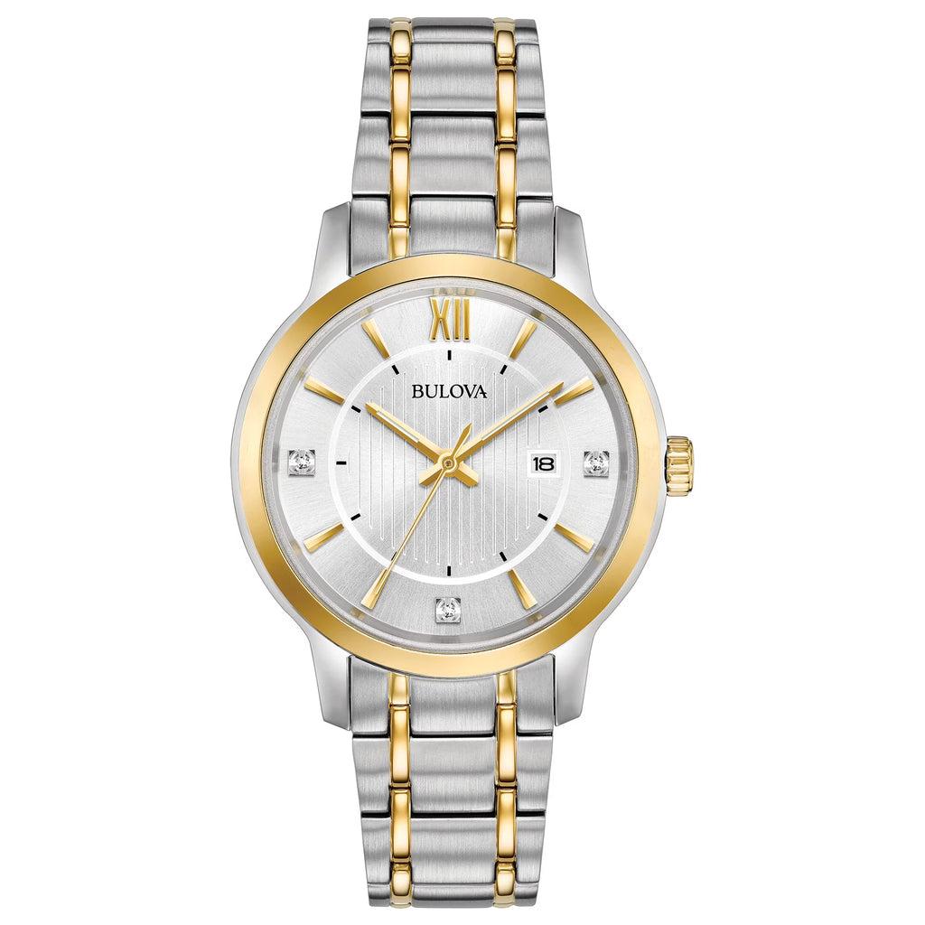 Diamond Two-Tone Stainless Steel Watch V813