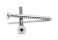 Sheet Metal Screw Square Drive Flat Head Type A Stainless Steel 18-8 Pk 1000 N961