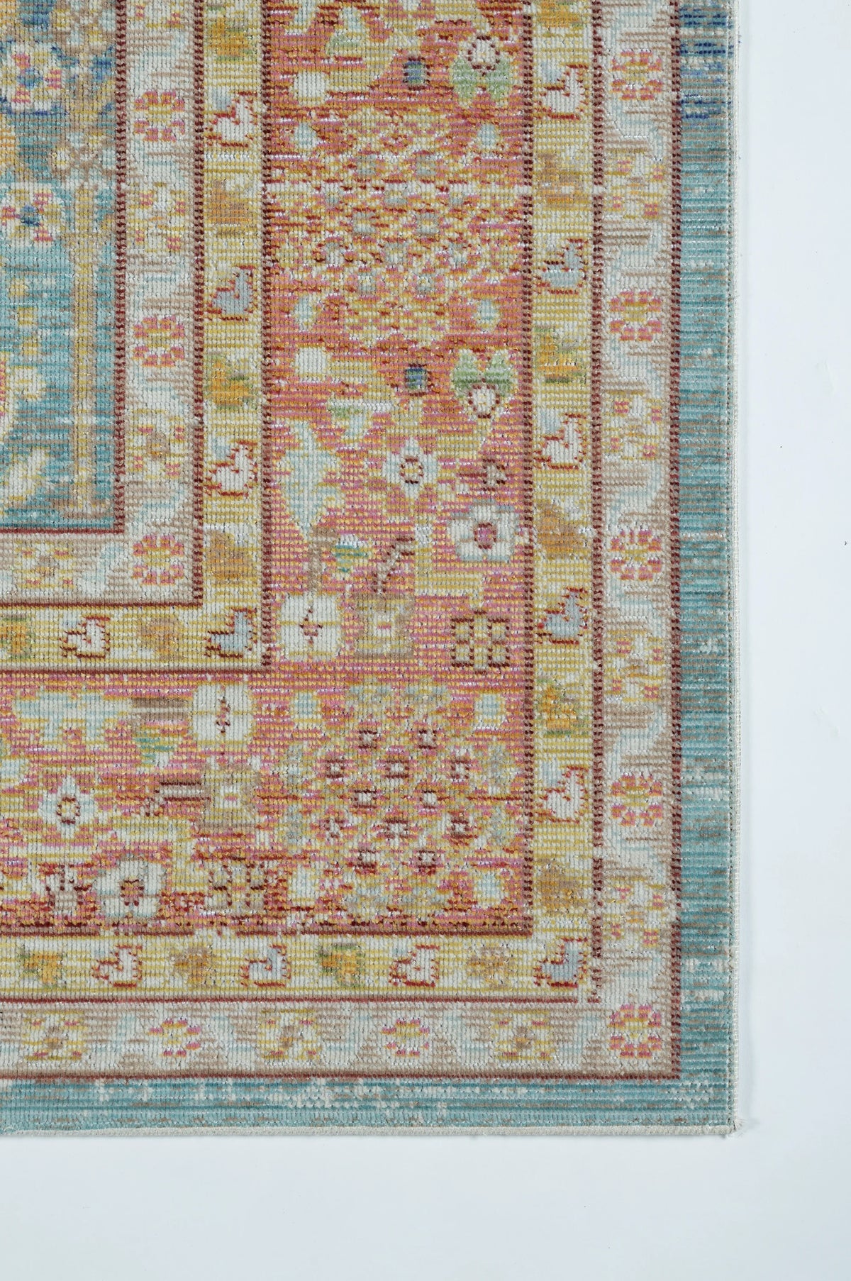 Blue Polyester Area Rug 7'10" X 10'6" V410385