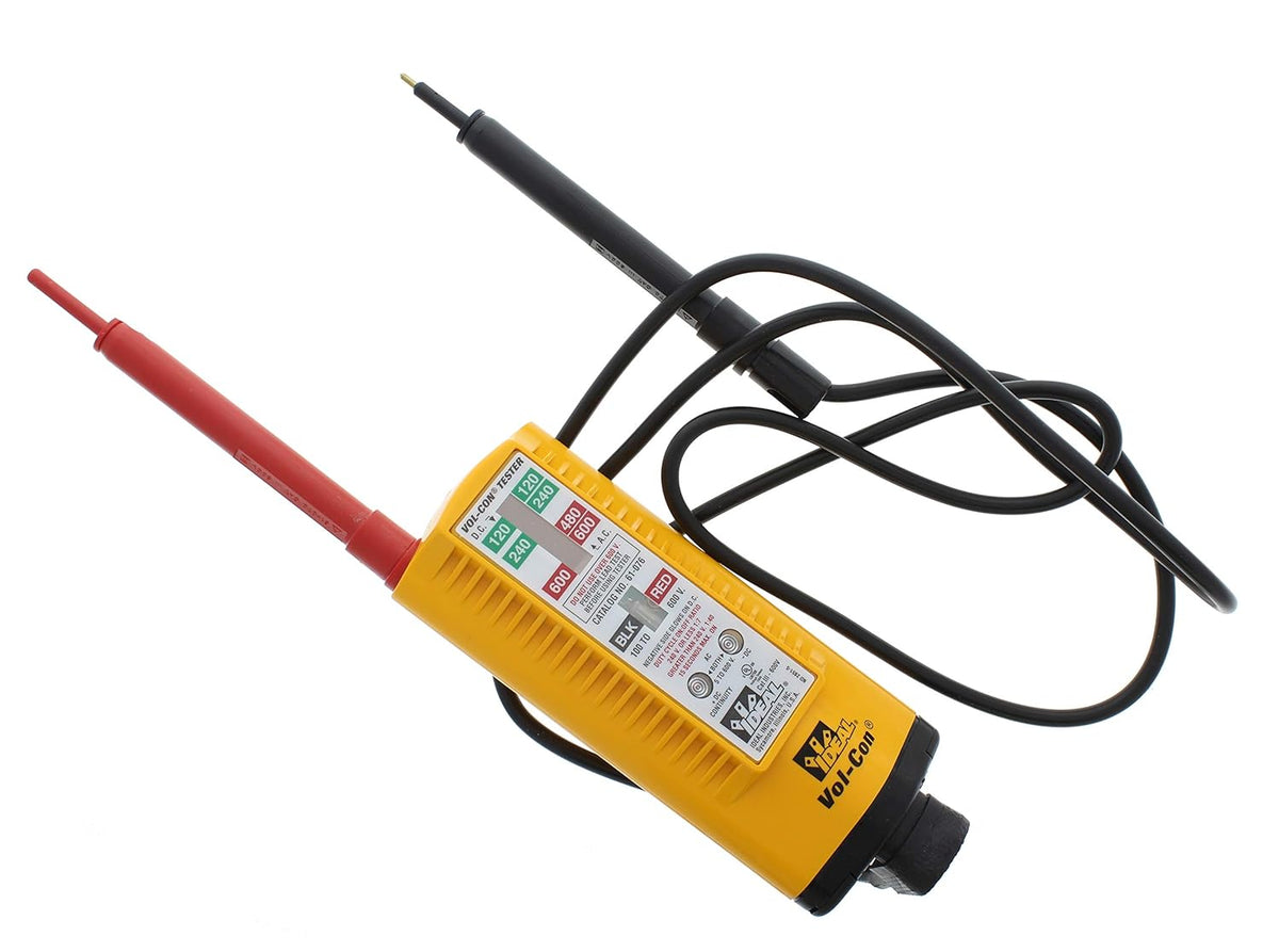Voltage Tester, CATIII 600v, Pack of 2 N237