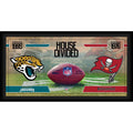 Framed 10x22 x 20x22 Football Collage F8476