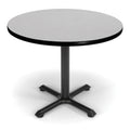 Gray Nebula 36x22 Round Table B7163