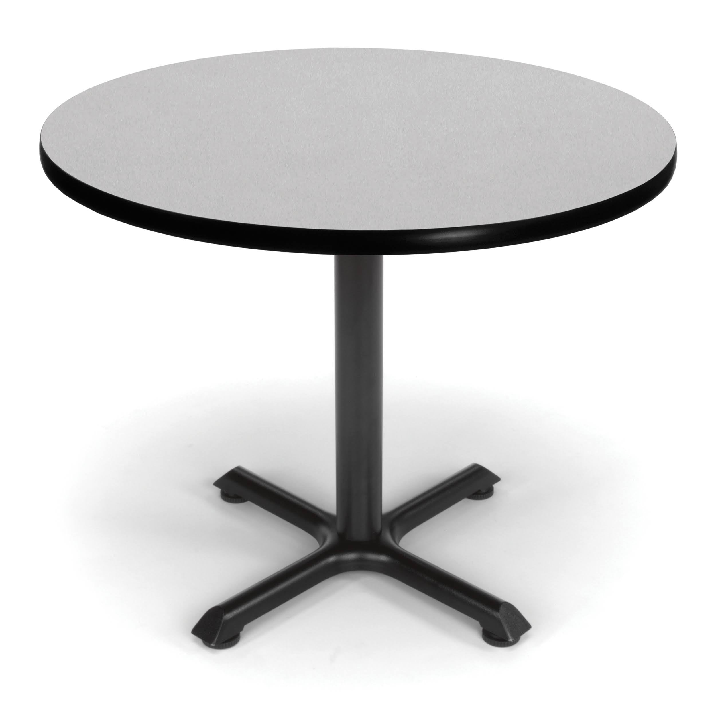 Gray Nebula 36x22 Round Table B7163