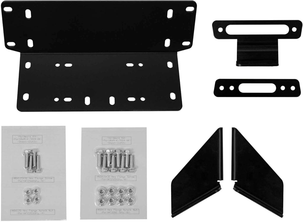 3500 lb Winch with Winch Mounting Plate, 3/16" Steel Plating Y4192