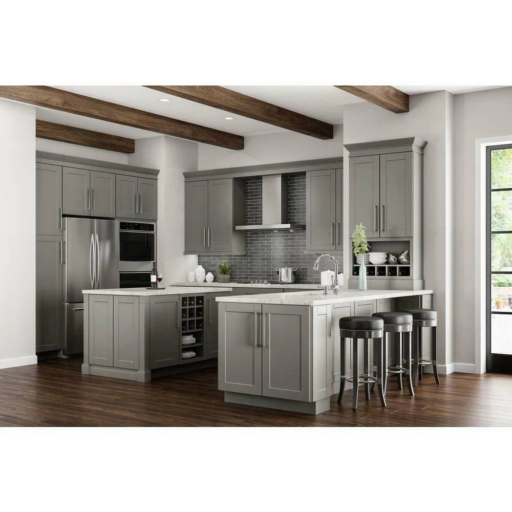 Dove Gray Wall Bridge Kitchen Cabinet G269