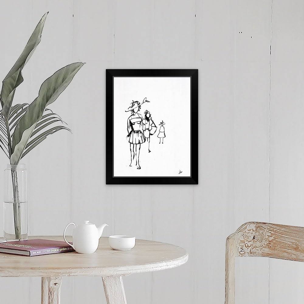 Black Framed Print Wood Portrait Rectangle 1 Piece 16 x 20 M204