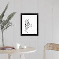 Black Framed Print Wood Portrait Rectangle 1 Piece 16 x 20 M204