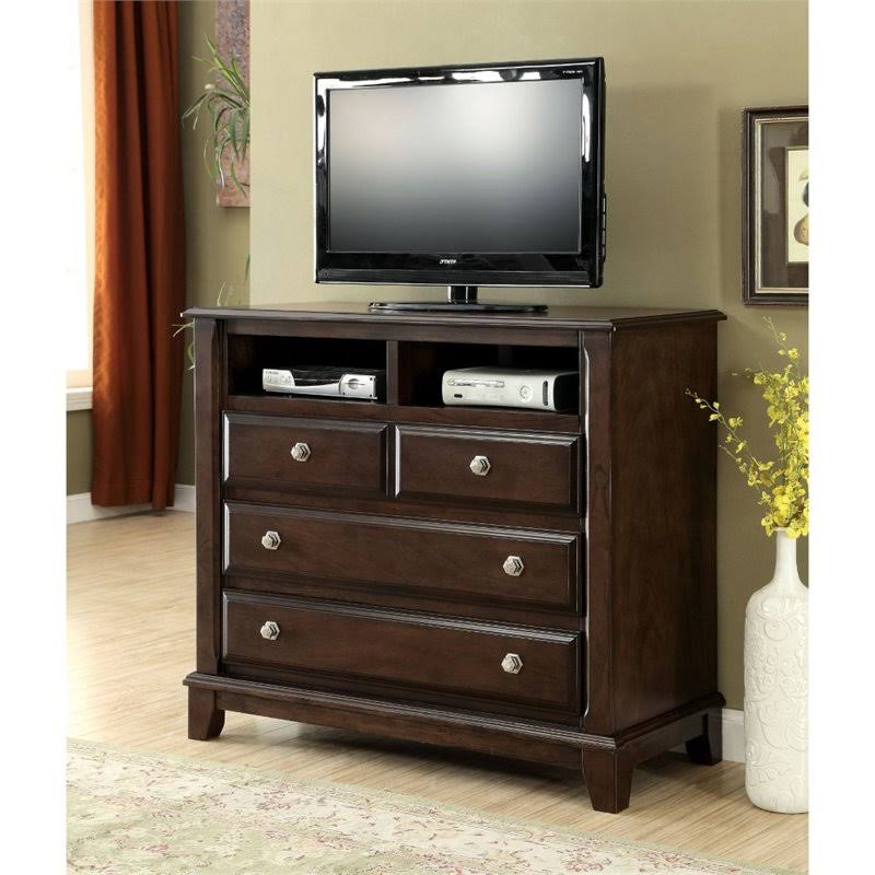 Brown Cherry Media Chest R499452