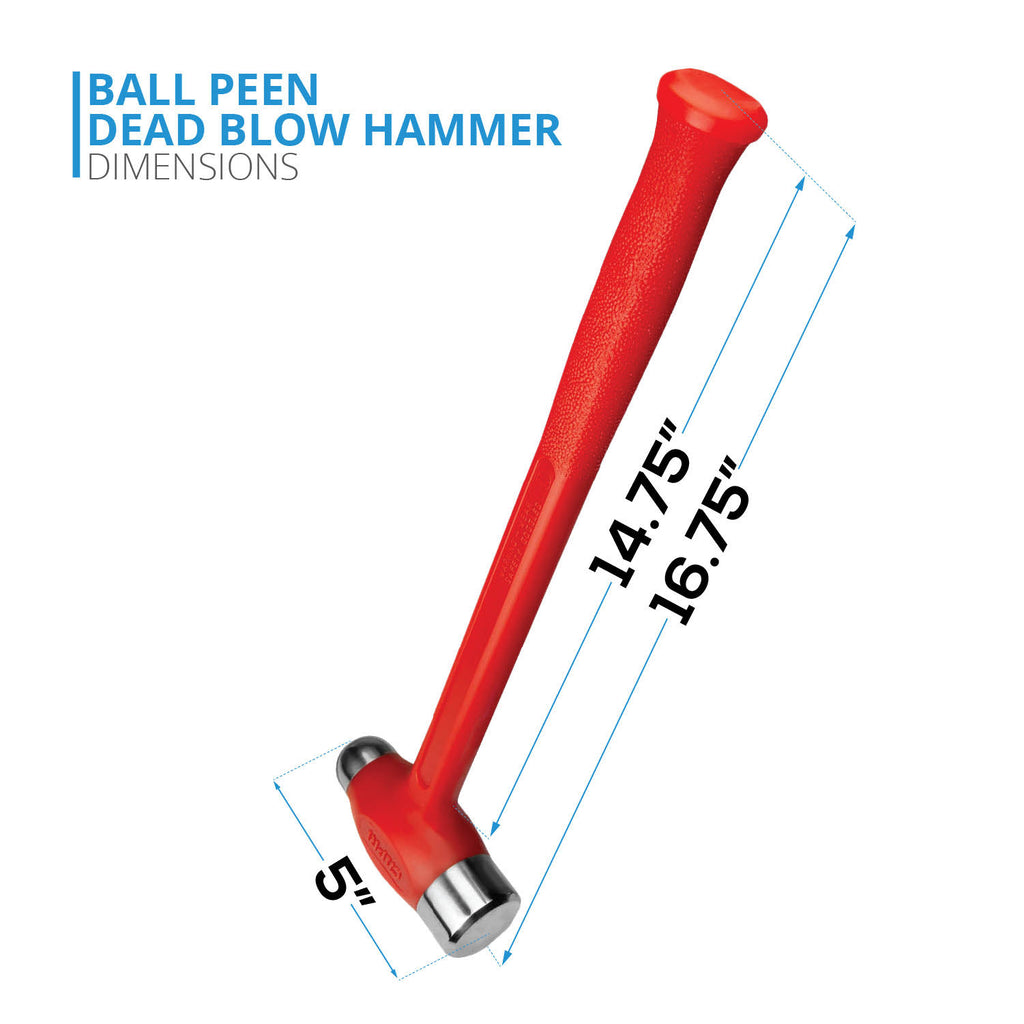 56 oz. Dead Blow Ball Peen Hammer V698648