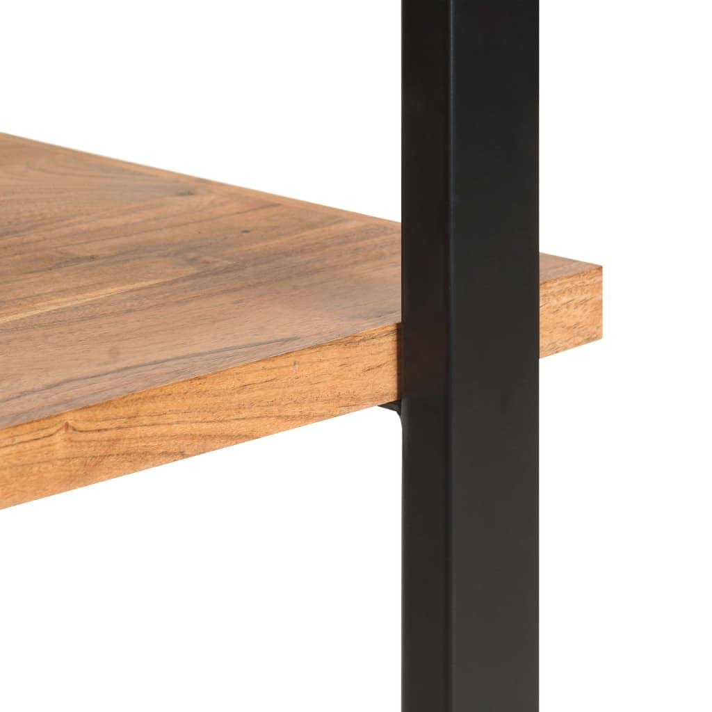 4-Tier Solid Acacia Wood Bookcase Q580