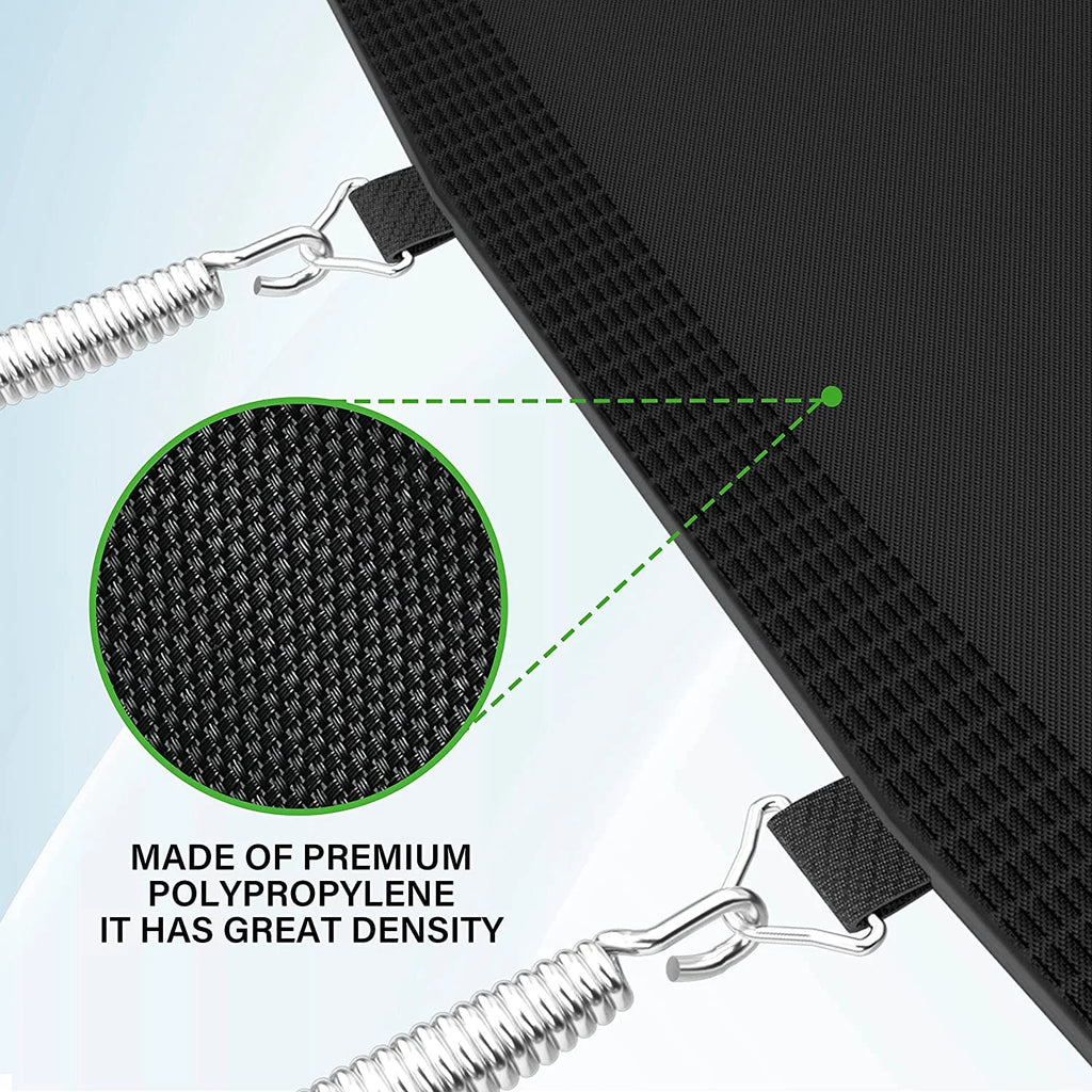 Black Round Waterproof Trampoline Mat D909
