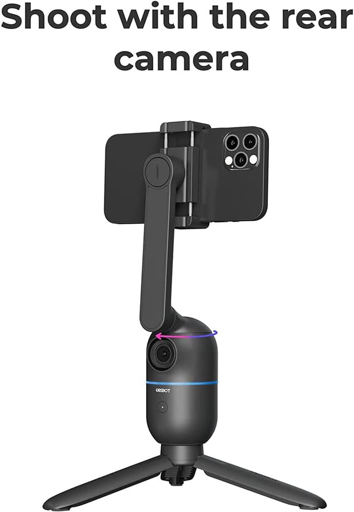 AI-Powered Auto-Tracking Camera Phone Mount Bundle V3657