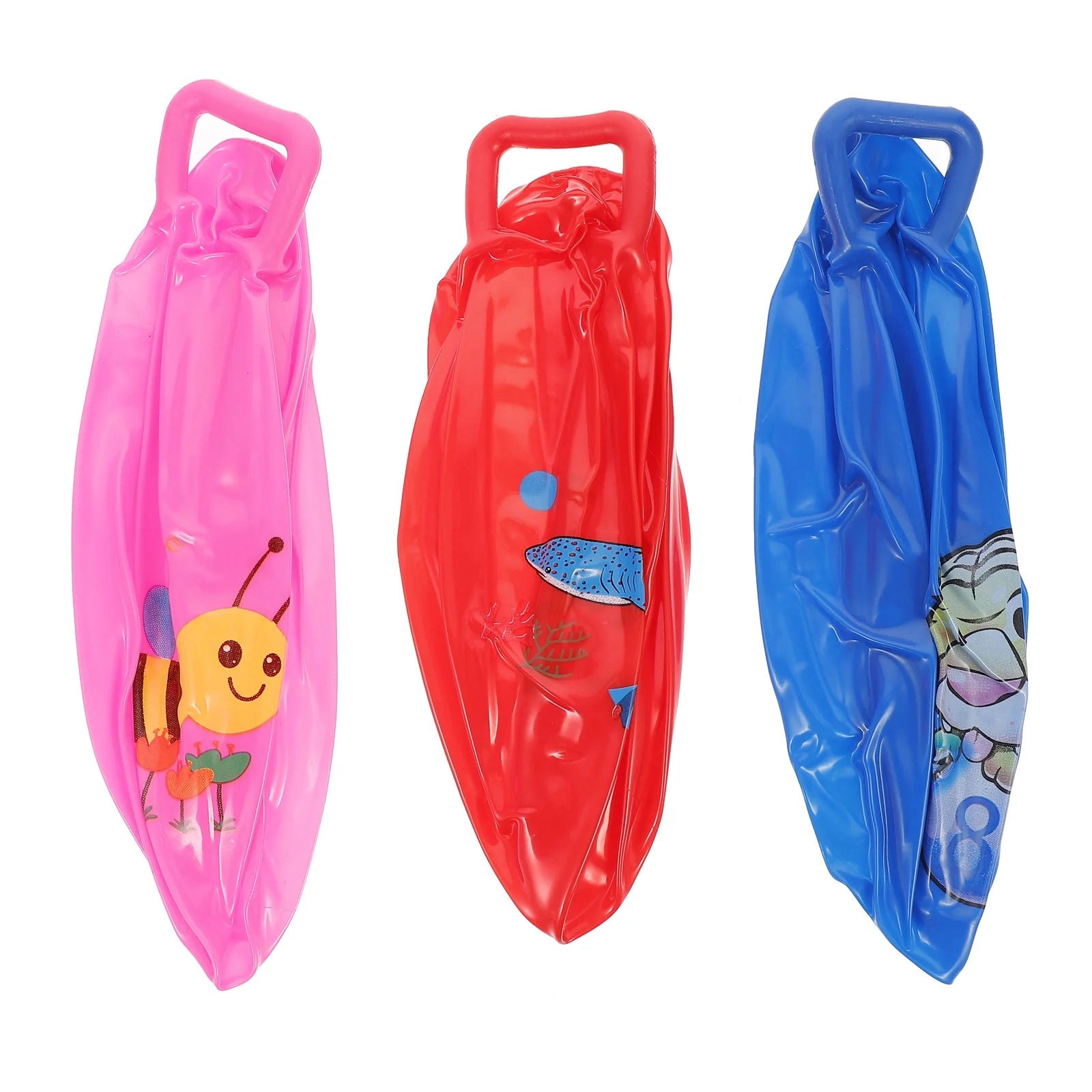 3Pcs Inflatable Hopper Balls with Handle M49079