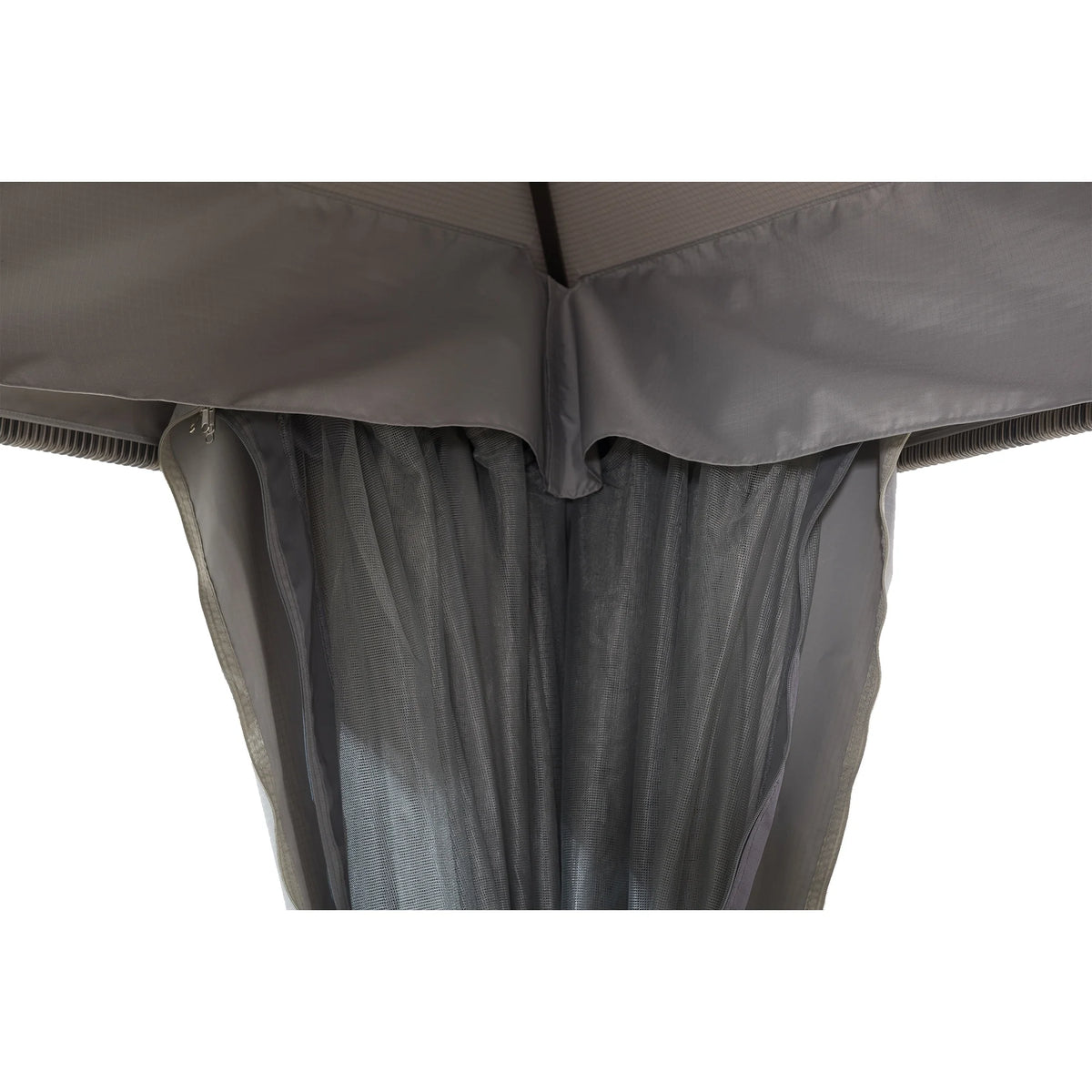 11' x 13' Gray Rectangle Soft-top Gazebo C76963