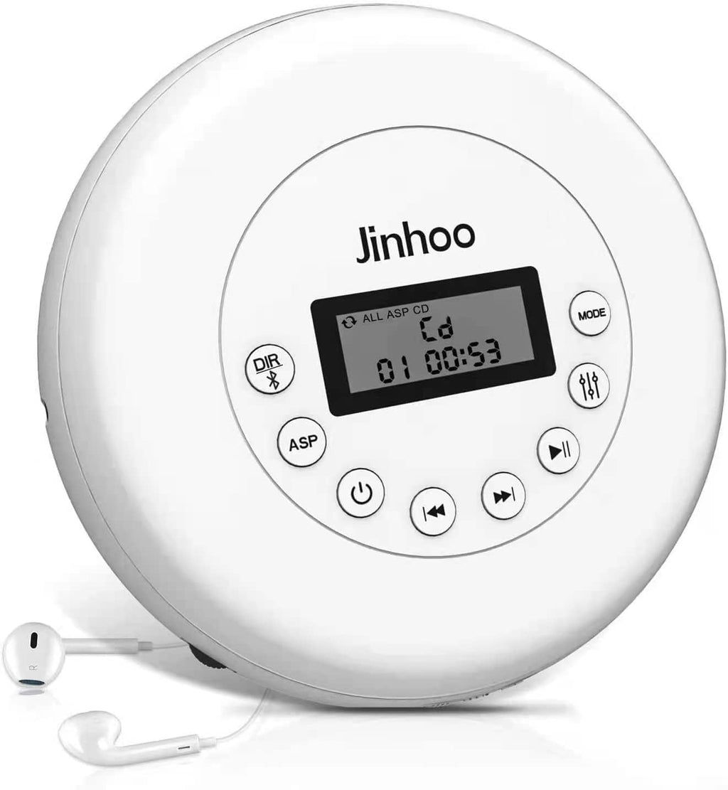 Portable CD Player with Bluetooth, LCD Display, Pack of 2 V548459