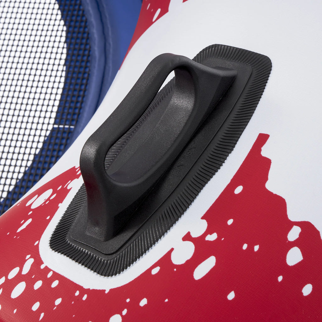 Inflatable American Flag 2 Person Pool Float with Cooler (2 Pack) L924138