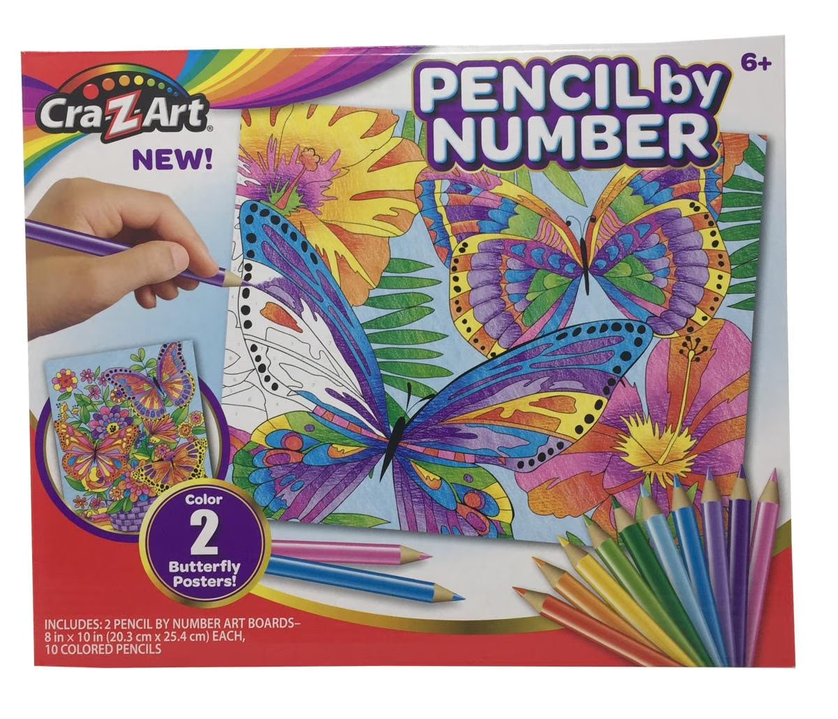 Pencil by Number Butterfly N438347