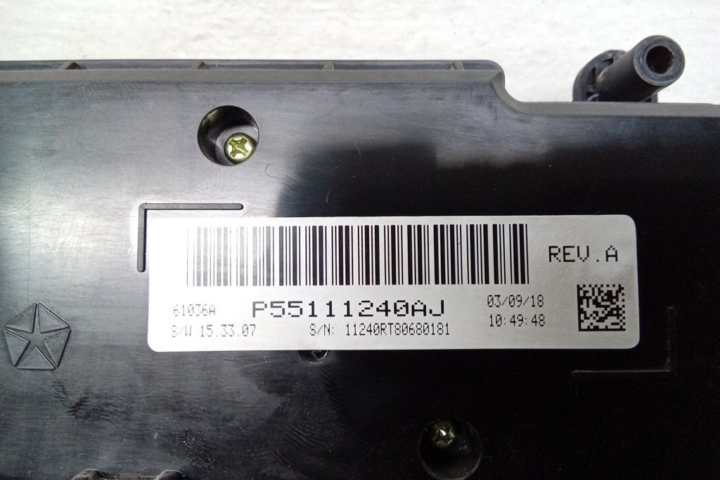 18 Dodge Caravan Climate AC Heater Control E896748